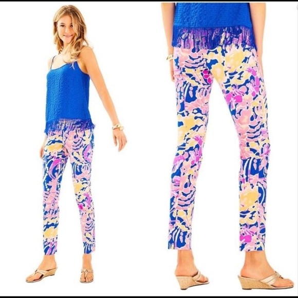 Lilly Pulitzer Catch and Release Callahan Chino - Picture 1 of 8